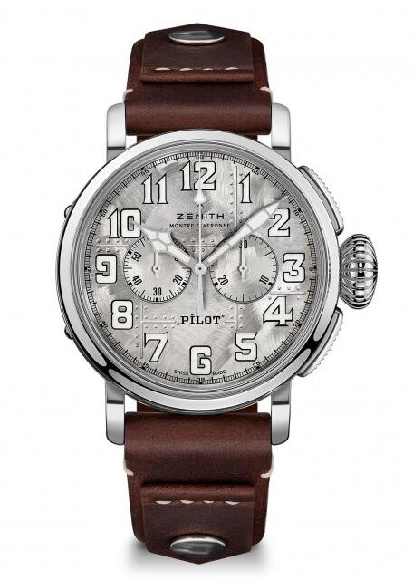 Replica Watch Zenith Pilot Type 20 Chronograph Silver 05.2430.4069/17.I011 Stainless Steel - Leather Bracelet Replica Watch Zenith Pilot Type 20 Chronograph Silver 05.2430.4069/17.I011 Stainless Steel - Leather Bracelet